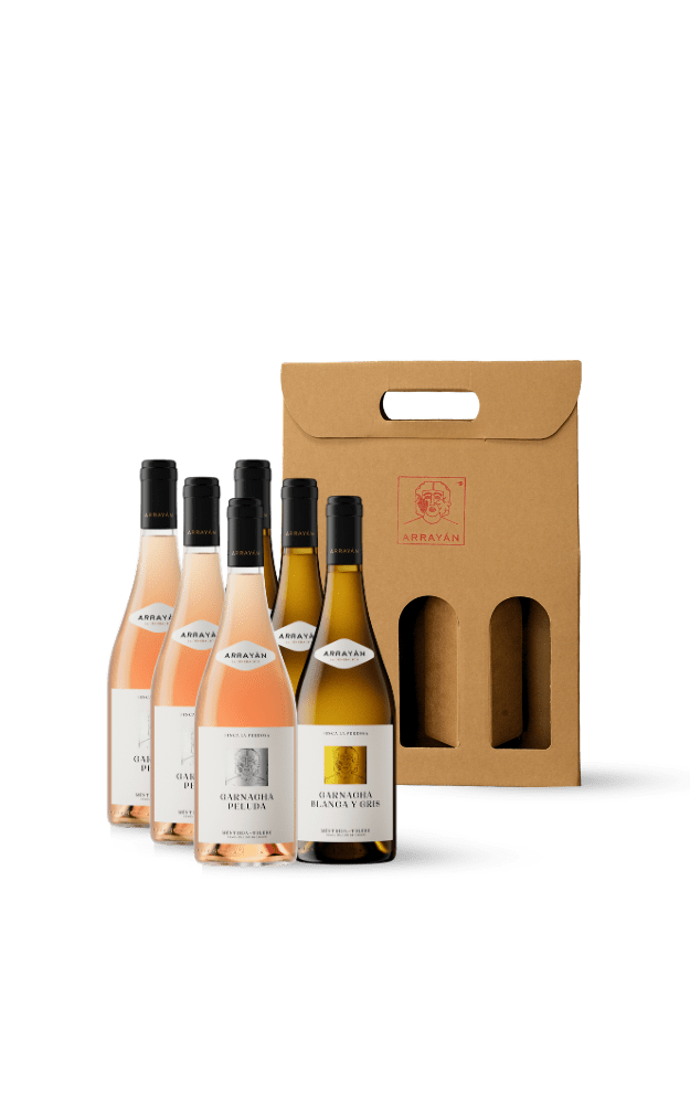 Caja Primavera 6 botellas: Garnacha Blanca y Gris + Garnacha Peluda